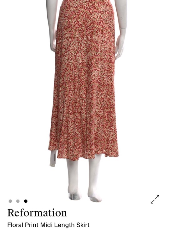 Floral Midi Skirt product image
